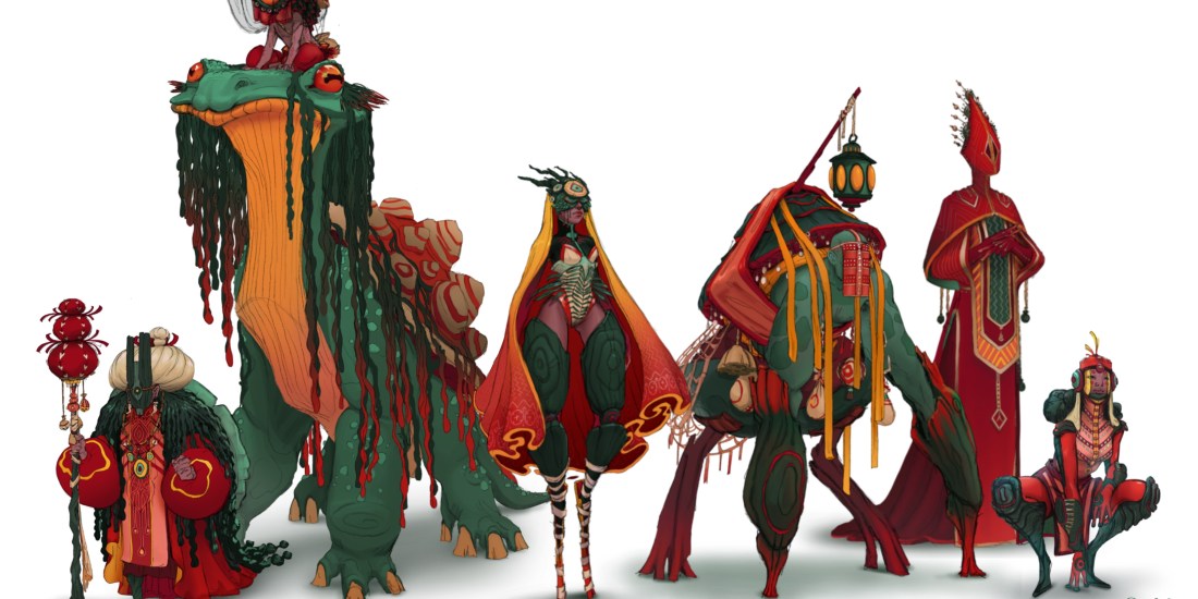 The swamp characters